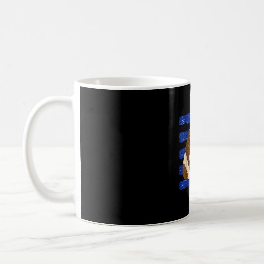 Vintage-Fußball-Saison-Spieltag Kaffeetasse (Links)