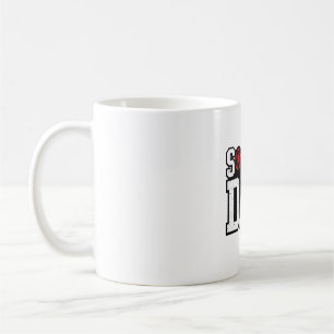 Vintage Fußball-Vater abgenutzte Sport-Typografie- Kaffeetasse