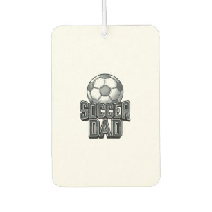 Vintage Fußball-Vater Fett Schrift T-Shirt Design_ Autolufterfrischer