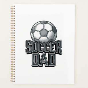 Vintage Fußball-Vater Fett Schrift T-Shirt Design_ Planer