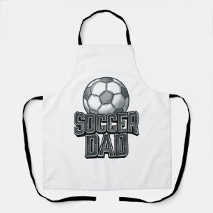 Vintage Fußball-Vater Fett Schriftzug-Shirt Design Schürze
