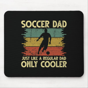 Vintage Fußball-Vater, genau wie ein normaler Vate Mousepad