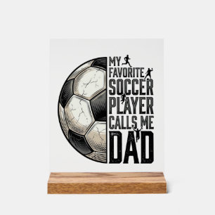 Vintage-Fußball-Vater-Gravur-Zitat-Vektordesign_1 Acrylschild