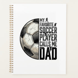 Vintage-Fußball-Vater-Gravur-Zitat-Vektordesign_1 Planer