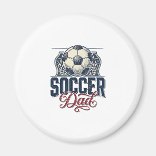 Vintage Fußball-Vater-Shirt-Design_1 Magnet