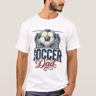 Vintage Fußball-Vater-Shirt-Design_1 T-Shirt