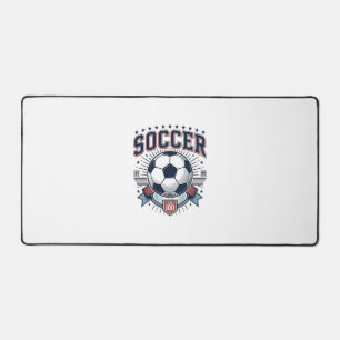 Vintage-Fußball-Wappen-Shirt-Design_1 Schreibtischunterlage