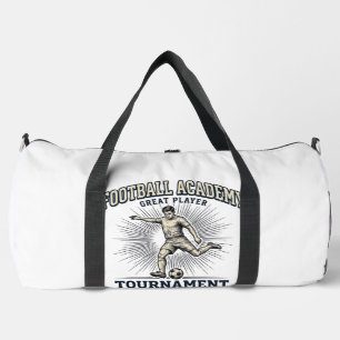 Vintage Fußballakademie-Turnier-Spielertrikot (2) Duffle Bag