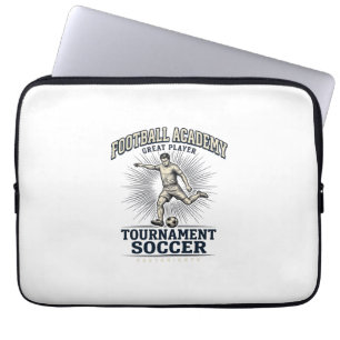 Vintage Fußballakademie-Turnier-Spielertrikot (2) Laptopschutzhülle
