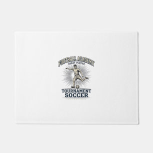 Vintage Fußballakademie Turnierspieler-Shirt (2) Fußmatte