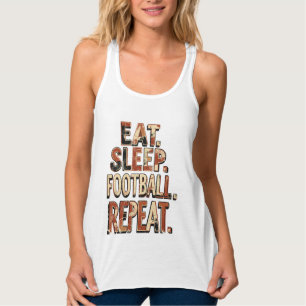 Vintage-Fußballfan-Design Retro-Fußballgrafik Tank Top
