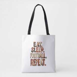 Vintage-Fußballfan-Design Retro-Fußballgrafik Tasche