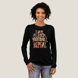 Vintage-Fußballfan-Design | Retro-Fußballgrafik Tri-Blend Shirt