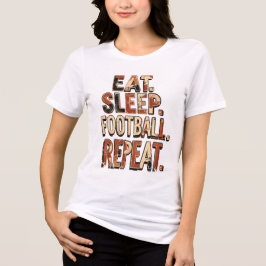 Vintage-Fußballfan-Design | Retro-Fußballgrafik Tri-Blend Shirt