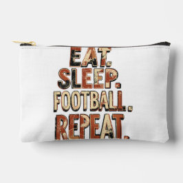 Vintage-Fußballfan-Design | Retro-Fußballgrafik Zubehörtasche