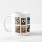 Vintage-Fußballmarken Fußball-Sammlung Kaffeetasse (Links)