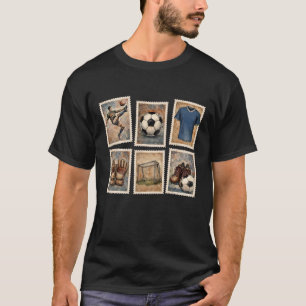 Vintage-Fußballmarken Fußball-Sammlung T-Shirt