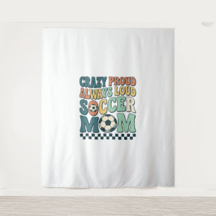 Vintage-Fußballmutter-stolz-lautes-Shirt-Design_1 Wandteppich