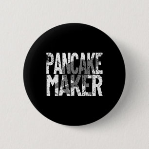 Vintage-Fußballspieler-Meme Lineman Pfannkuchenmac Button