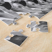 Vintage Fußballspieler, Quarterback Puzzle (Seite)