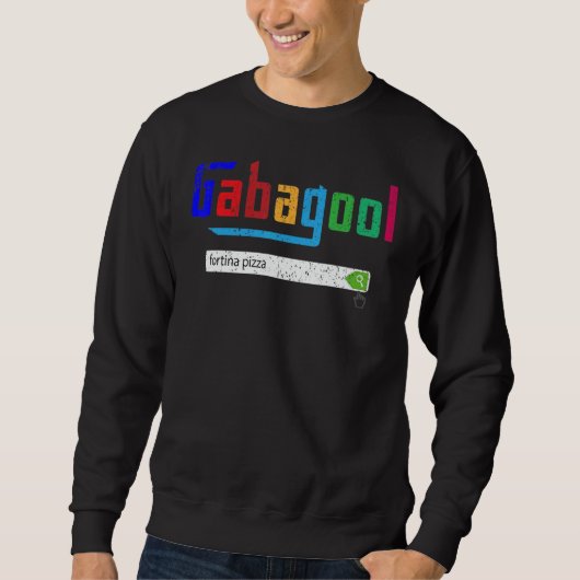 Vintage Gabagool  Italian Slang Sweatshirt (Vorderseite)