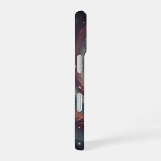 Vintage Galactic Swirl iPhone 16 Hülle (Rechte Seite)