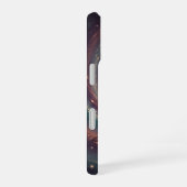Vintage Galaktischer Strudel iPhone 16 Hülle (Rechte Seite)