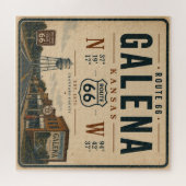 Vintage Galena Route 66 Roadtrip Puzzle (Horizontal)