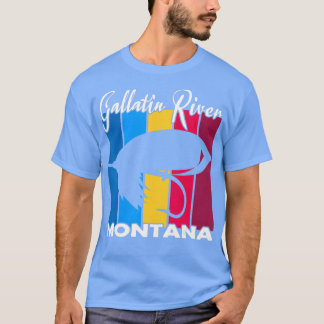 Vintage Gallatin River Fischen T-Shirt