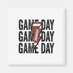 Vintage Game Day Footll Blitz Funny Team Magnet