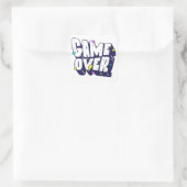 Vintage Gamer Aufkleber – Game Over (Tasche)
