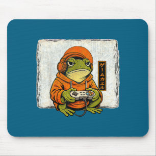 Vintage-Gaming-Frosch-Kunst Ukiyo-Kunstwerk Mousepad