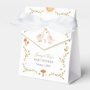 Vintage-Gans-Baby-Party  Geschenkschachtel