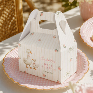 Vintage-Gans-Babyparty Geschenkschachtel