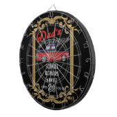 Vintage Garage des Vaters Dartscheibe (Vorderseite rechts)