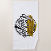 Vintage Garage Plymouth Strandtuch (Vorderseite)