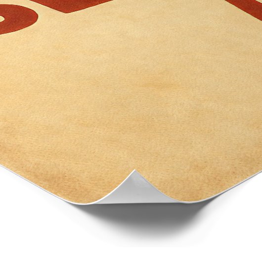 Vintage Garage Poster (Ecke)