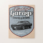 Vintage Garage Retro Camaro Puzzle (Vertikal)