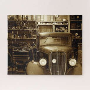 Vintage Garage und Reparatur Shop Puzzle