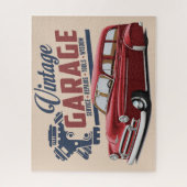 Vintage-Garagenwagen-Puzzle Puzzle (Vertikal)