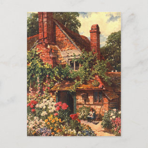 Vintage Garden Art Palmer, Harold Sutton Postkarte