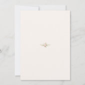 Vintage Garden Ethereal Blush Parents Host Wedding Einladung (Rückseite)