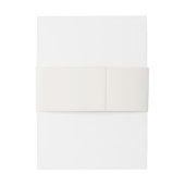 Vintage Garden French Chateau Romantic Wedding Einladungsbanderole (Rückseitenbeispiel)