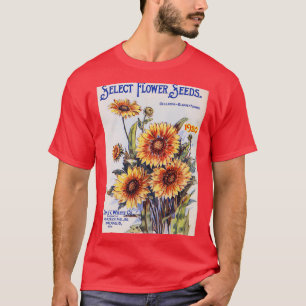 Vintage Garden Seed Catalog Cover T-Shirt