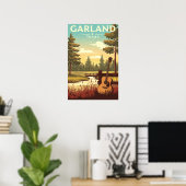 Vintage Garland Texas Poster (Heimbüro)