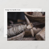 Vintage GarnSpindeln Postkarte (Vorne/Hinten)