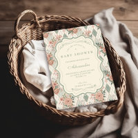 Vintage-Garten-Blumen-Baby-Party