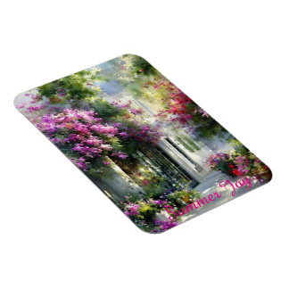 Vintage-Garten Botanischer Flexibler Fotomagnet Magnet