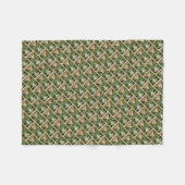 Vintage-Garten-Ex-Libris-Bookplate-Fleece-Decke Fleecedecke (Vorderseite (Horizontal))