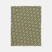 Vintage-Garten-Ex-Libris-Bookplate-Fleece-Decke Fleecedecke (Vorderseite)